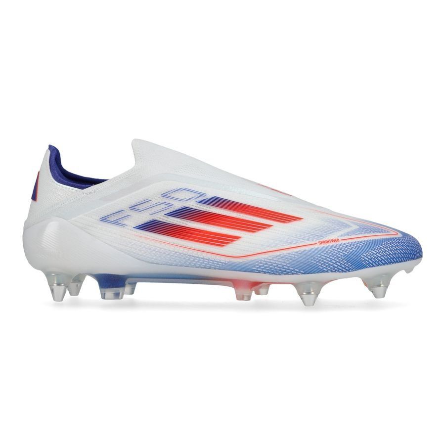 adidas F50 Elite Laceless SG Advancement - Blanc/Rouge/Bleu