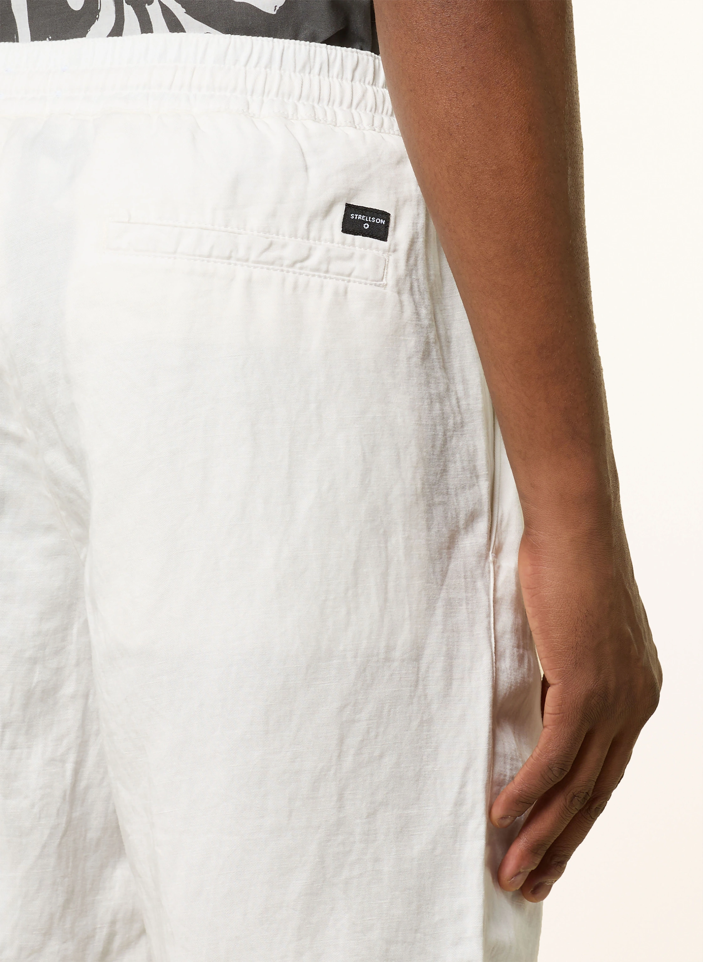 STRELLSON Shorts KAJI Relaxed Fit mit Leinen
