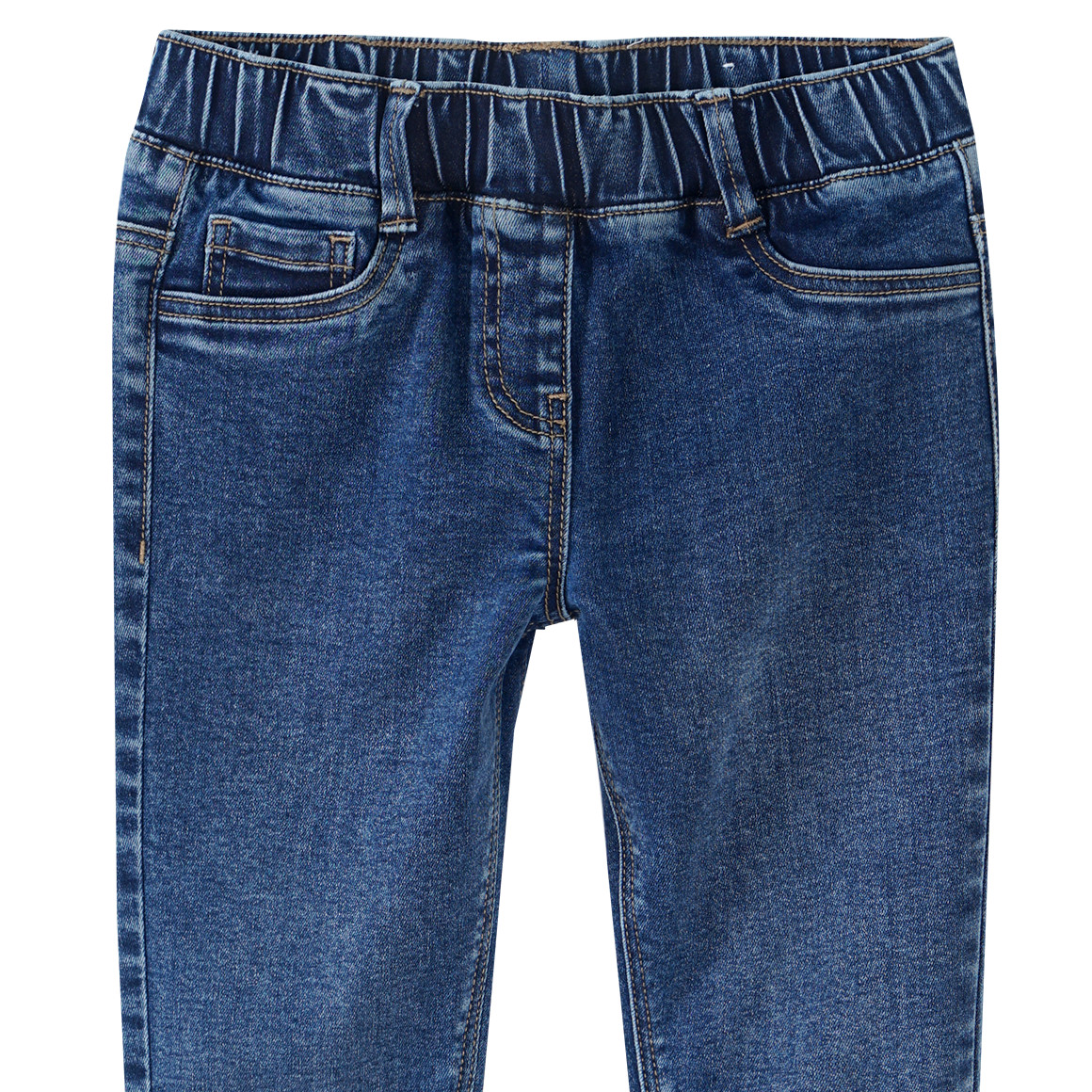 Topolino Mädchen Jeggings mit Elastikbund dunkelblau
