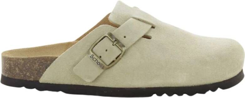 Scholl OLIVIER Sue-M Heren Clogs Light Brown