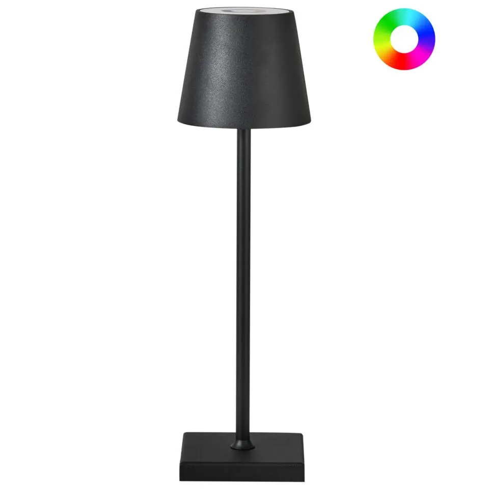 VALIRA - Tafellamp - Zwart - Aluminium/IJzer