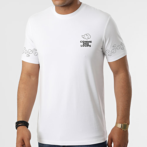 Tee Shirt Naruto Akatsuki 001 Blanc