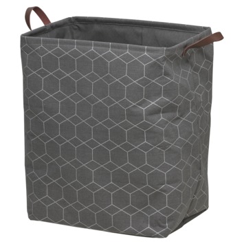 Sealskin Geometric wasmand textiel grijs 60 L