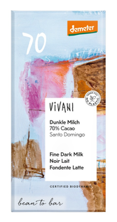 Vivani Pure Chocolade 70% Cacao 90GR
