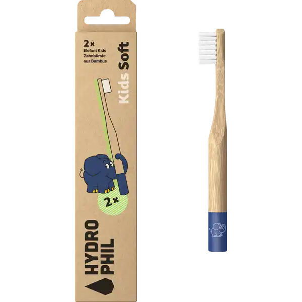 Kinder - Zahnbürste - Elefant Doppelpack