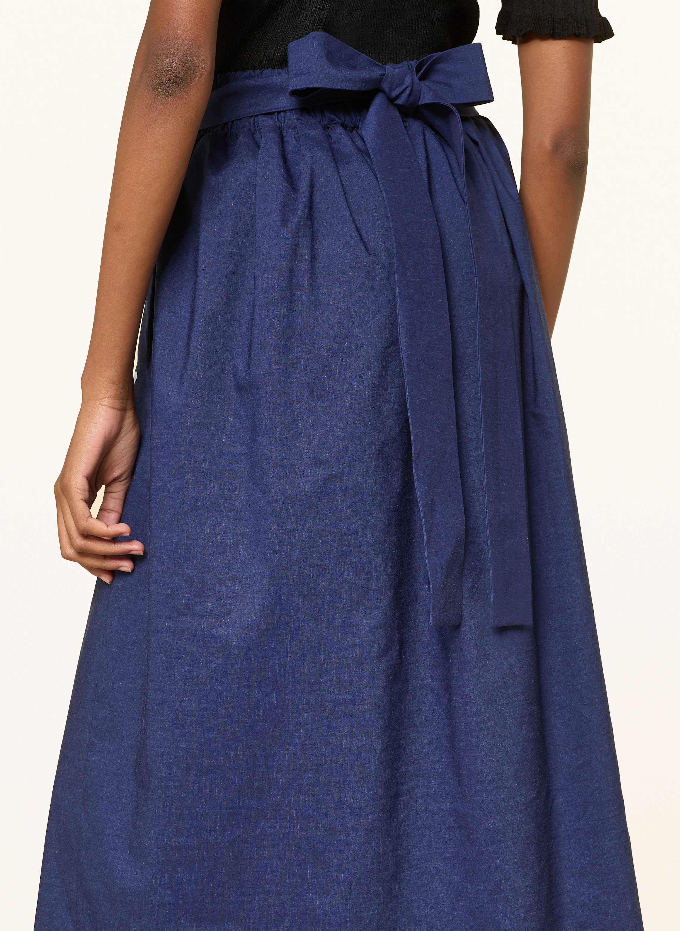 CLAUDIE PIERLOT Rock mit Leinen