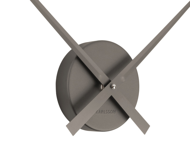 Wall Clock Little Big Time Mini Metallic KA4348DB Metallic dark blue