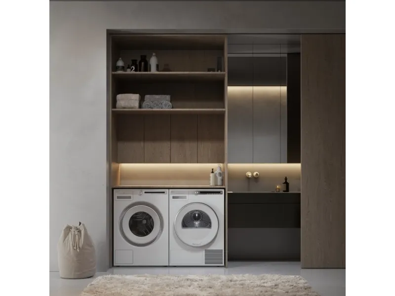 ASKO Logic W4096R.W/3 - Vaskemaskine - bredde: 59.5 cm - dybde: 58.5 cm - højde: 85 cm - frontbetjening - 60 liter - 9 kg - 1600 rpm - hvid
