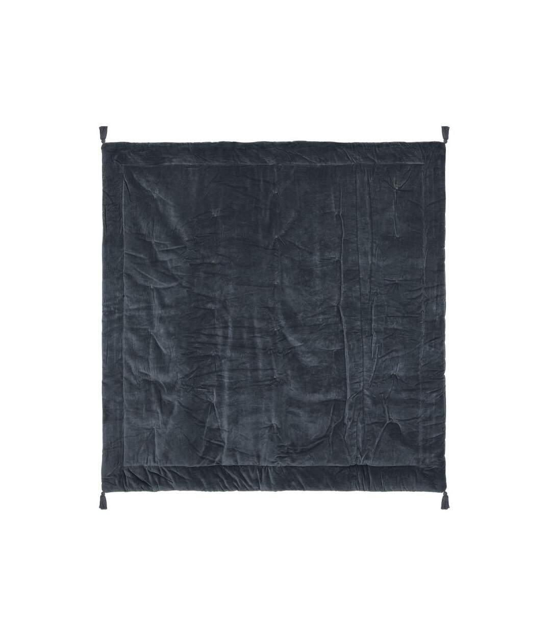 Couvre-Lit Midnight Garden 150x150cm Gris Foncé