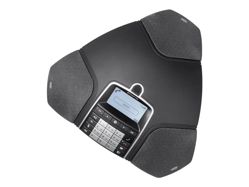 Konftel 300Wx - Trådløs konferencetelefon - DECT\GAP - 3-vejs opkaldskapacitet - sort lakrids - for Konftel C50300Wx Hybrid