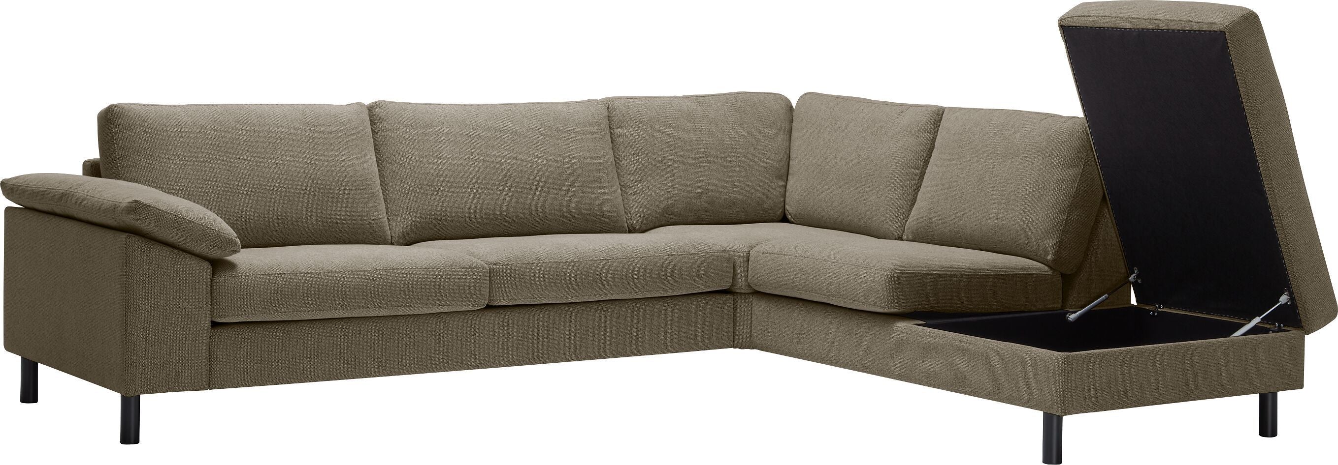 DIENER Ecksofa - Braun / B: 277.0 cm x T: 225.0 cm x H: 81.0 cm