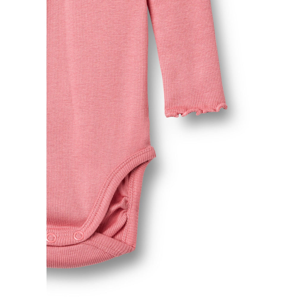 Køb Wheat Soft Pink Rib Body L/S Lotta