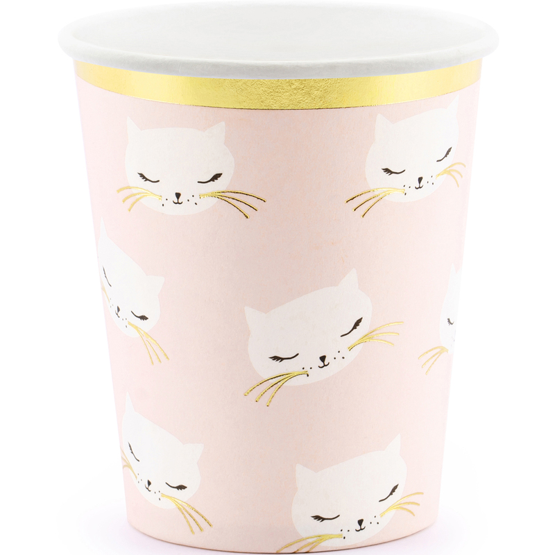 Partydeco Becher Kätzchen