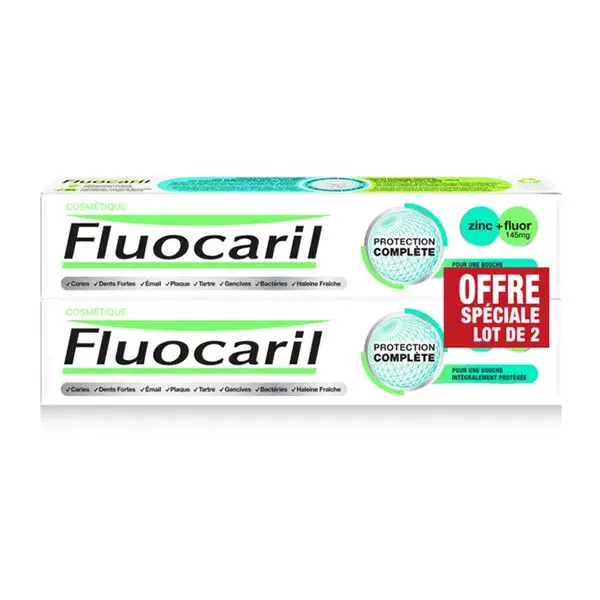 Pasta de dentes Fluocaril Proteção Completa 2x75ml