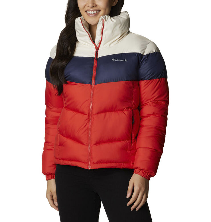 Columbia Puffect Color Blocked Polstret Jakke Rød
