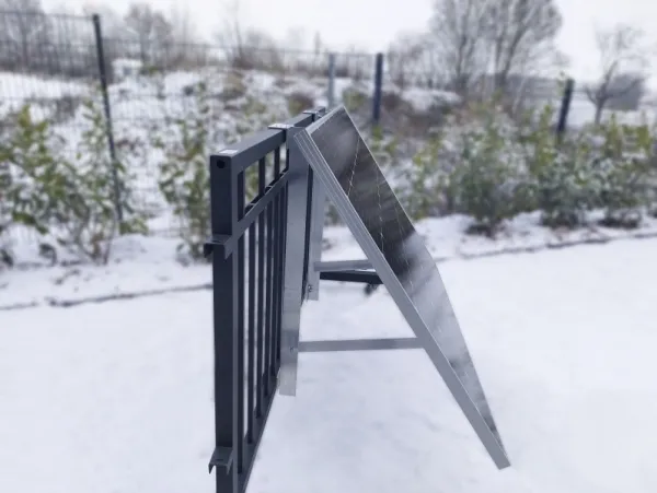 Technaxx BALCONY POWER, Stangmontering til solcelle, Aluminium, Fritstående, Tagmonteret, Vægmonteret, Grå, 1050 mm, 60 mm
