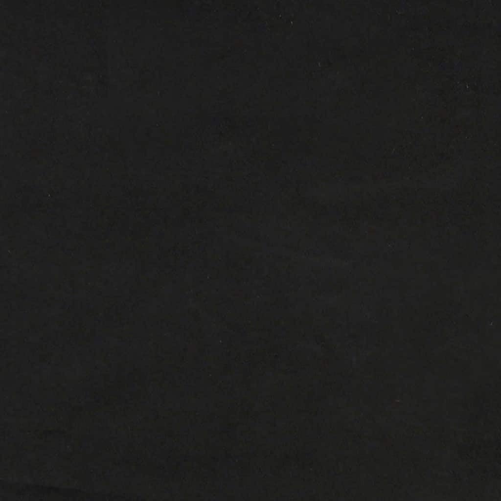vidaXL Boxspringbett mit Matratze Dunkelgrau 80x200 cm Samt Schwarz, Höhenverstellbares Bett, Samtgestell, modernes Design, solide Bauweise, minimalistischer Stil, Schlafkomfort, Schlafzimmerlook