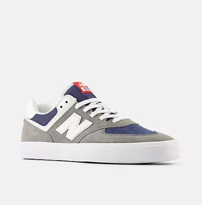 New Balance Numeric Numeric 574 Vulc Grey White 8 US / 41.5 EU