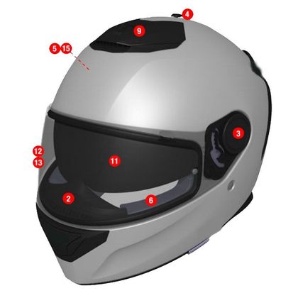 Mécanisme écran Shark SPARTAN / SPARTAN 1.2 - Noir