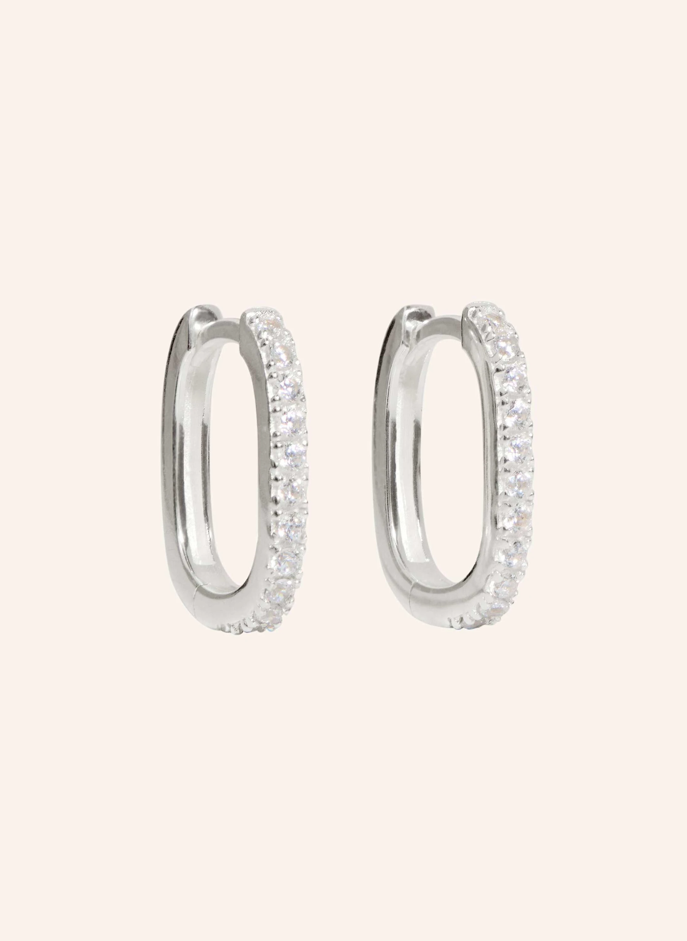 Pompidou Creolen CHLOE SLIM PAVé by GLAMBOU