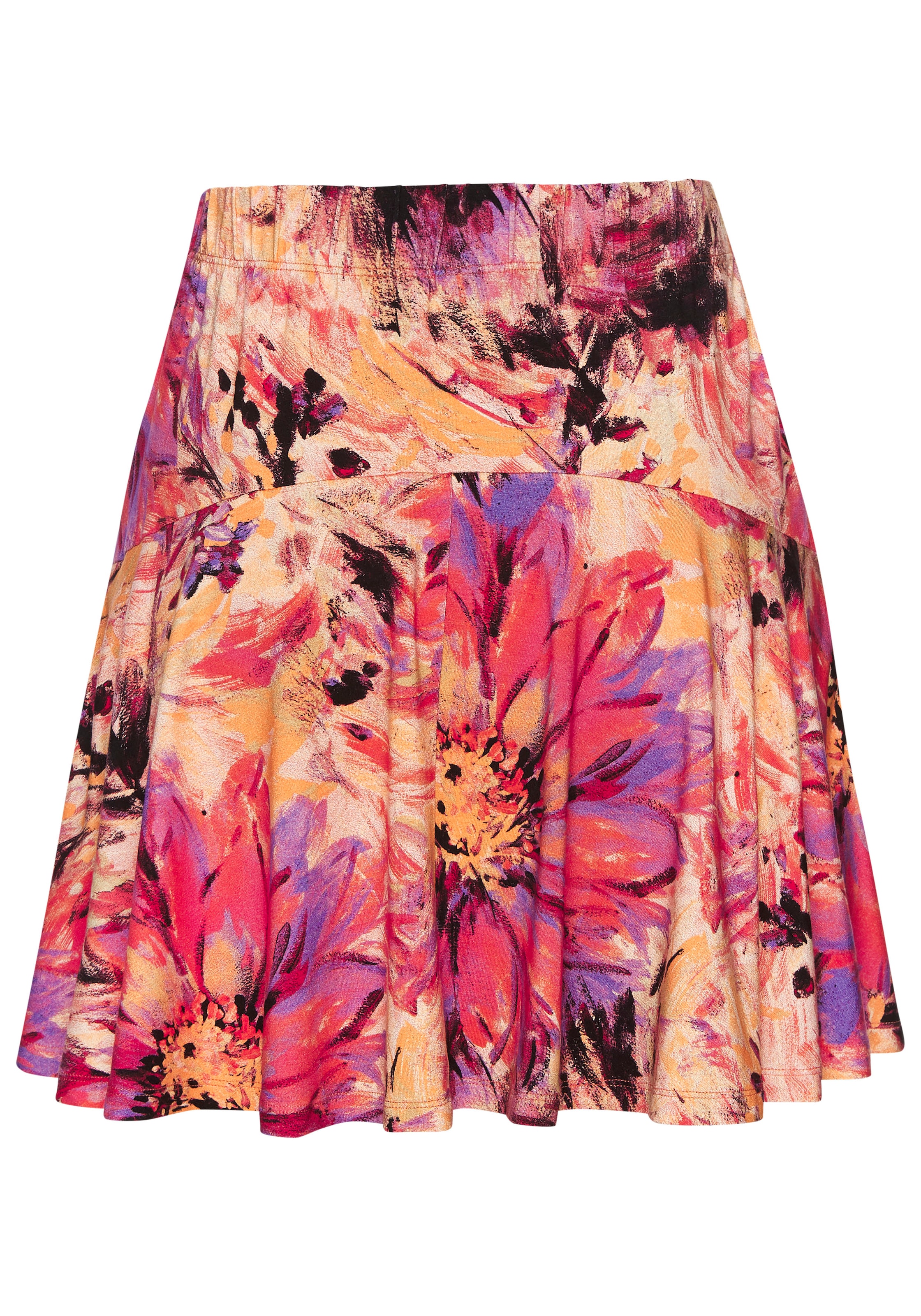 LASCANA Hosenrock , mit Alloverdruck, Skort, Rock inklusive Hose, bequemer Bund