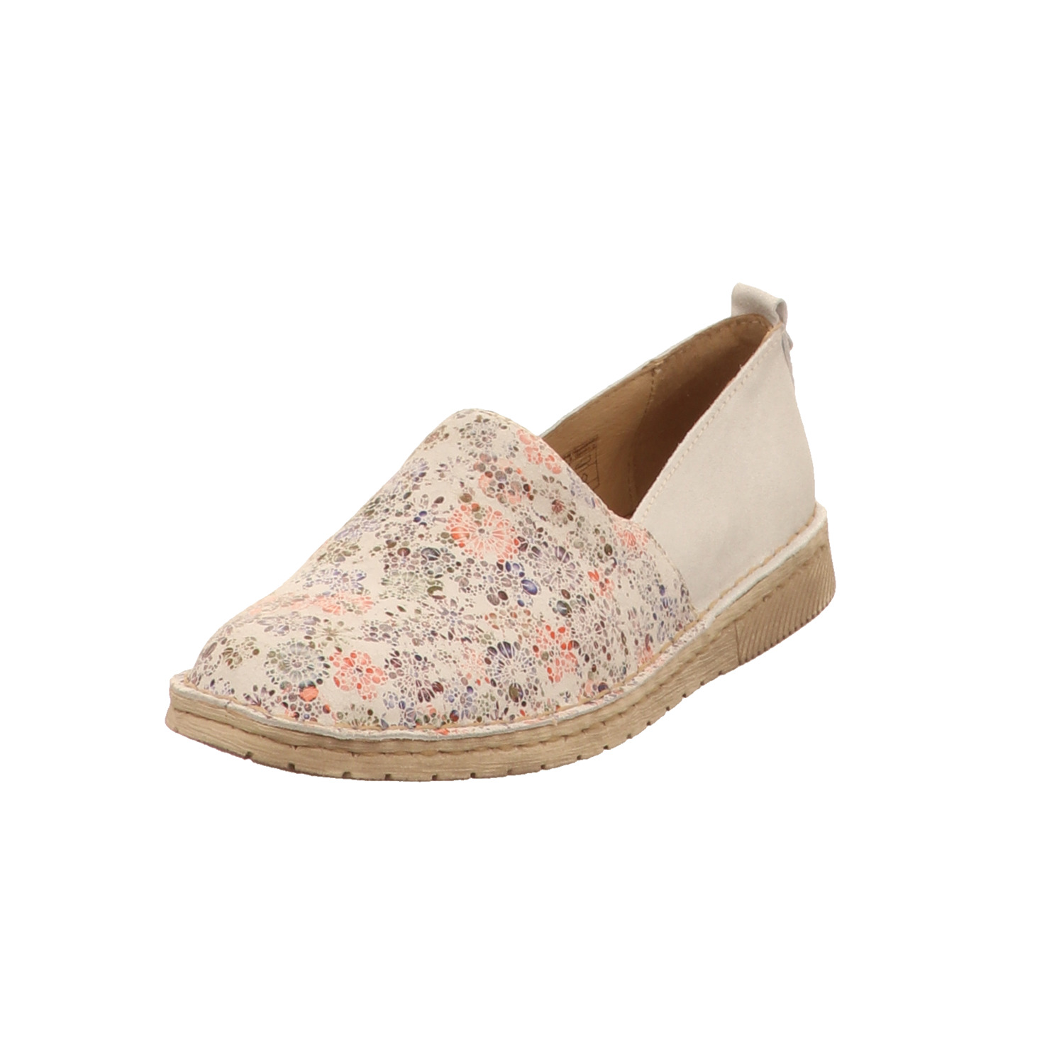 Seibel  Slipper beige weiss/weiss kombi