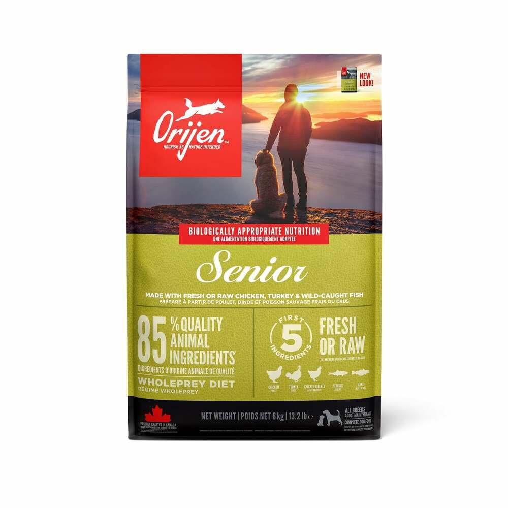 Orijen Senior Dog Whole Prey - Hondenvoer - 6 Kilogram - kip