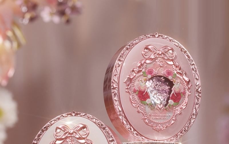 Flower Knows - Midzomer Sprookjes Fluweel Embossed Blush - 01