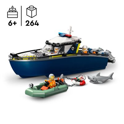 LEGO City 60456 Skurkejakt med politibåt