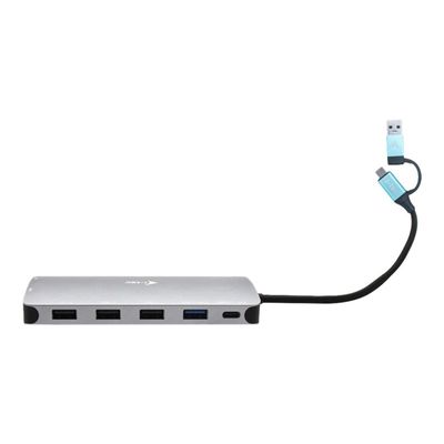 i-Tec Nano Dock - Station d'accueil - USB 3.0 / USB4 / Thunderbolt 4 - VGA, 2 x HDMI - GigE - Europe