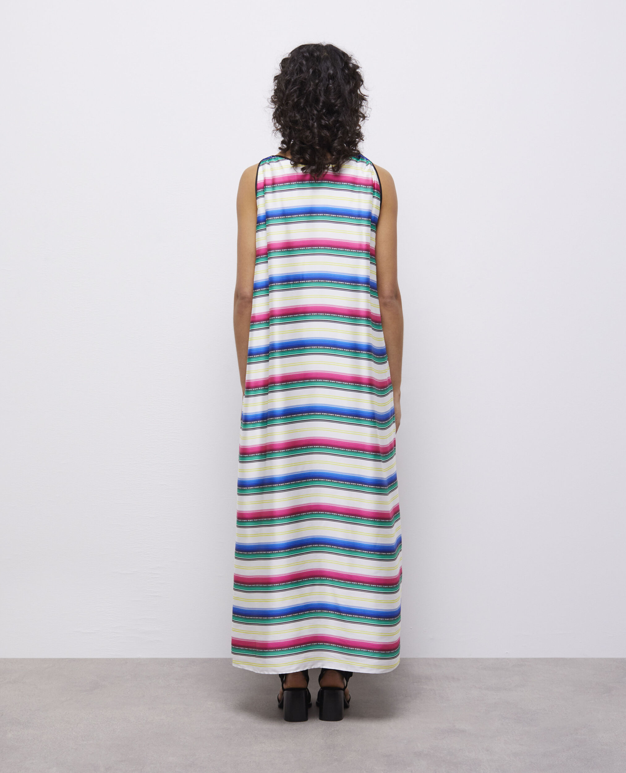 Robe longue imprimée