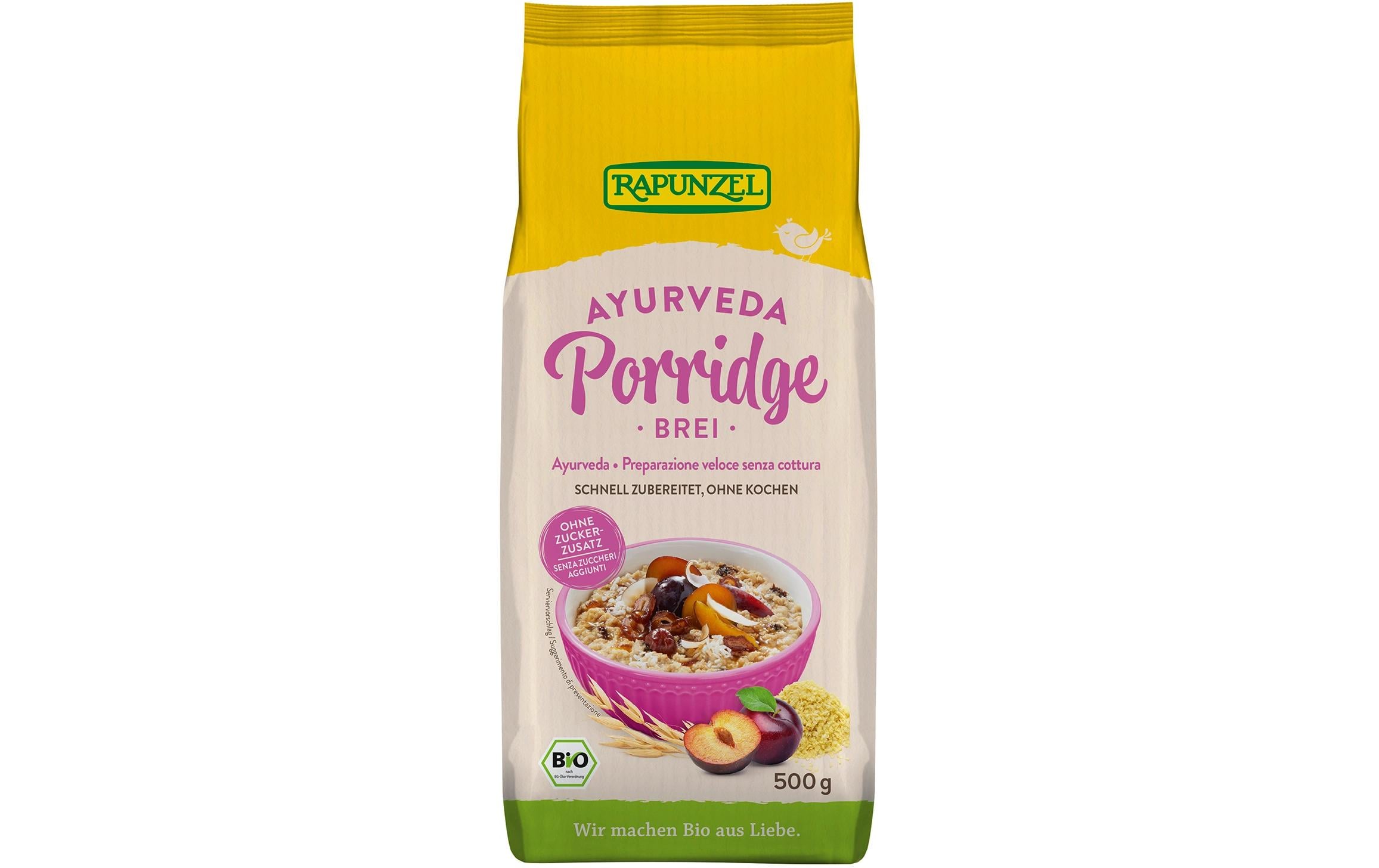 Porridge Ayurveda 500 gBiologisch zertifizierter Frühstücksbrei