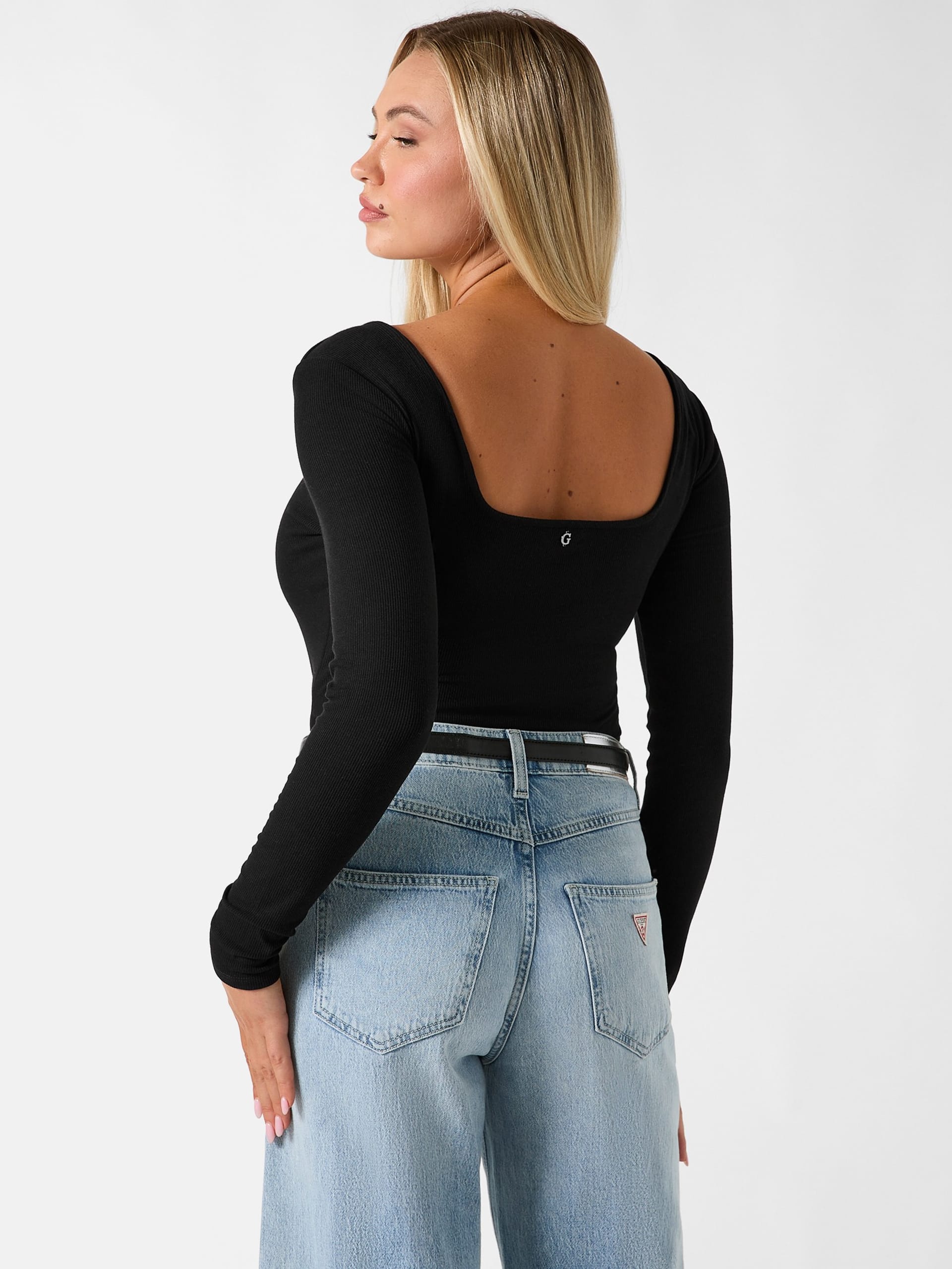 Blusa listrada de corte justo