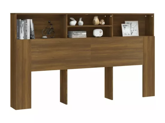 Armoire de tête de lit Chêne marron 180x19x103,5 cm