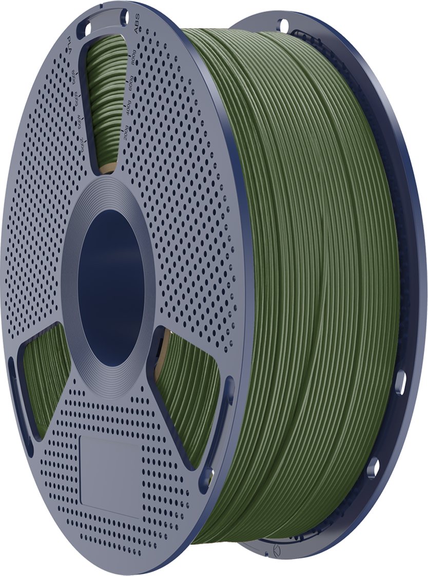 SUNLU  ABS Olive Green, 1,75 mm / 1000 g    Thermoplastisches Filament für den Druck von robusten Teilen in Olive Green