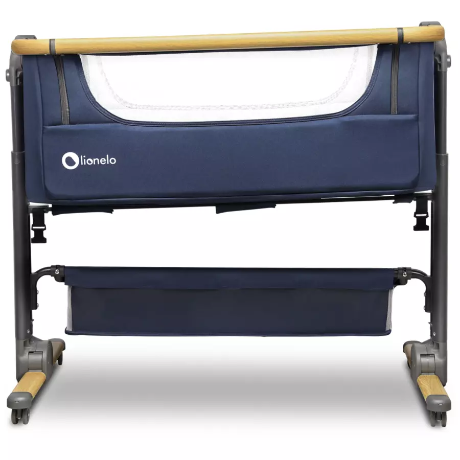 lionelo Beistellbett Timon Navy Blue