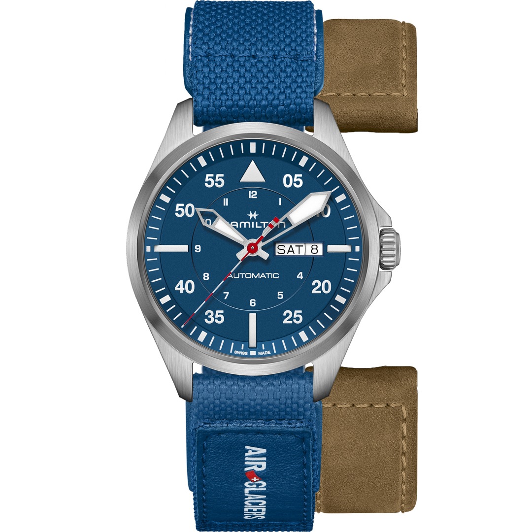 Hamilton Khaki Aviation Pilot Air Glaciers 42mm Special Edition