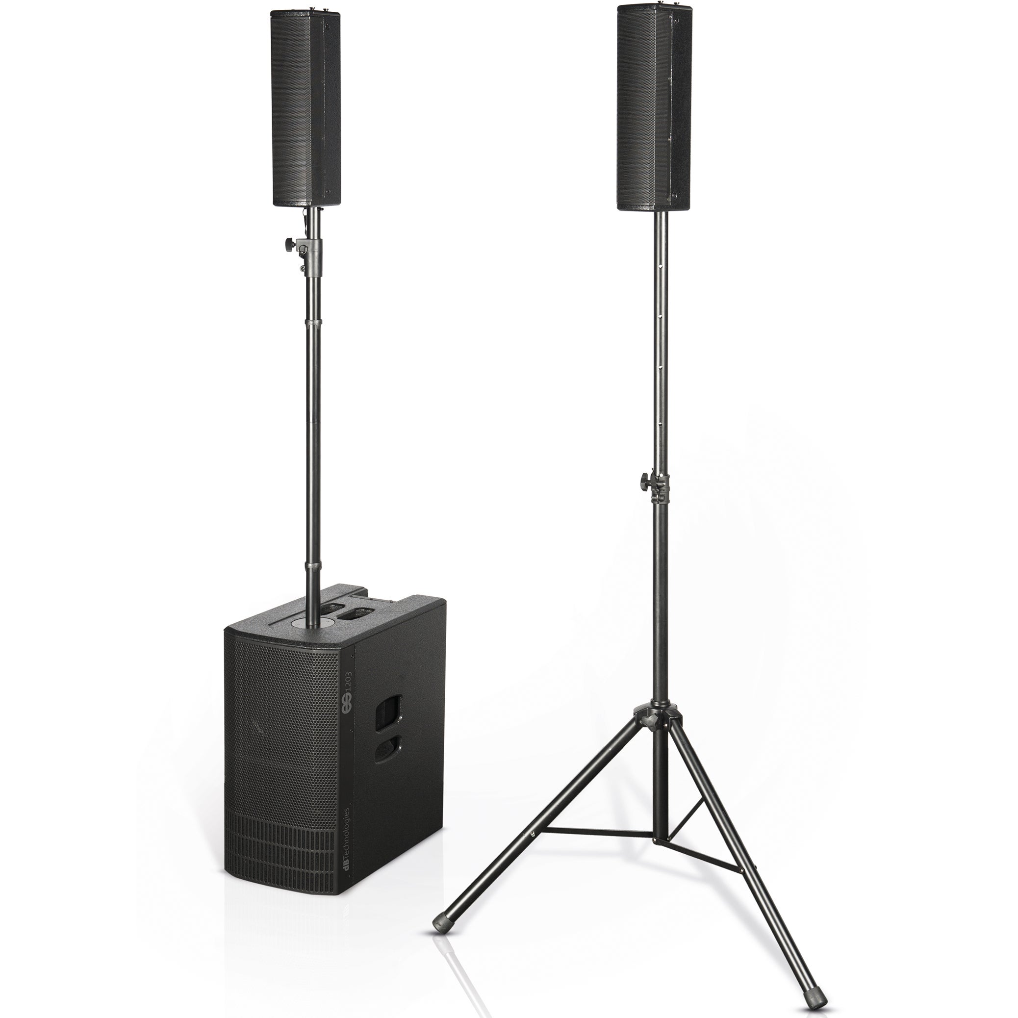 dB Technologies ES1203 all-in-one stereo-luidsprekerset 2400W