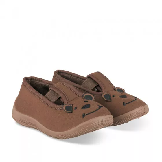 Chaussons MARRON CHARLIE & FRIENDS