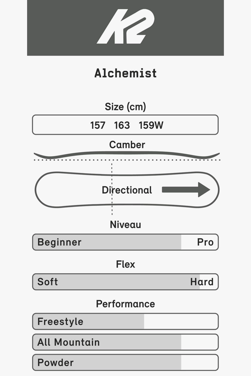 K2 Alchemist Snowboard 2324