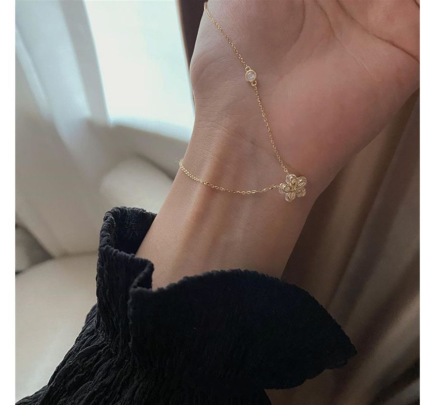 Kamuel - Strass-bloemketting