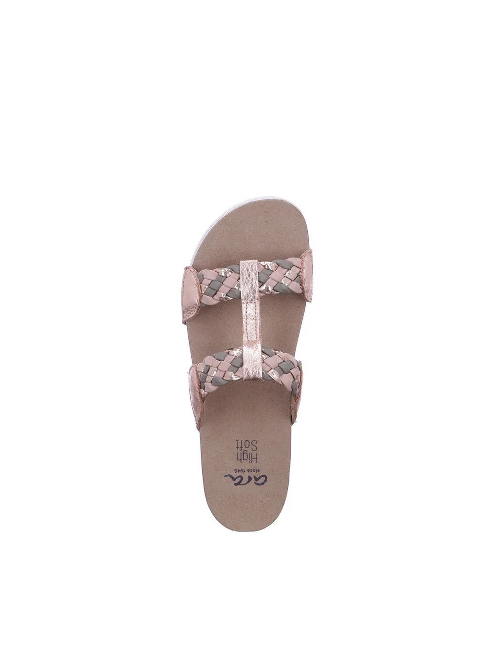 Pantolette Norderney roségold