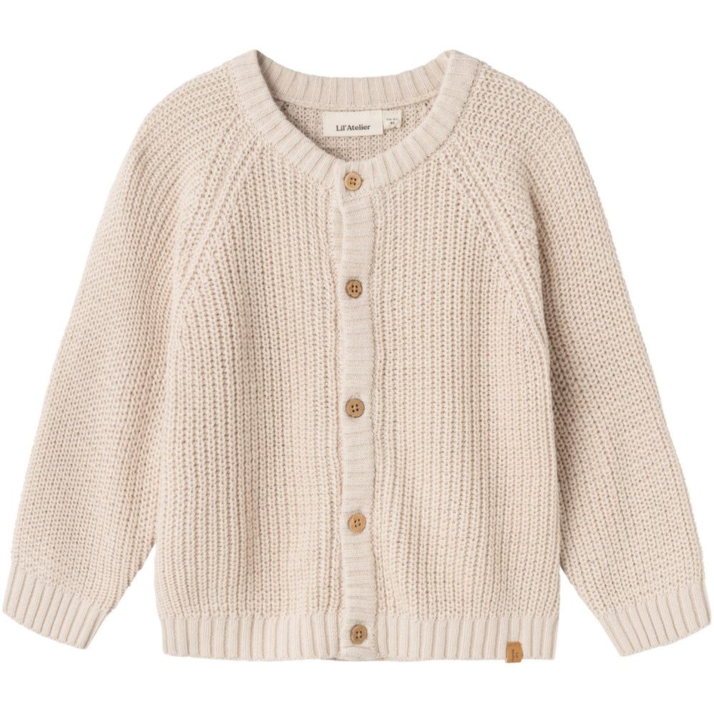 Køb Lil'Atelier Sheer Bliss Emlen Lin Strik Cardigan Noos
