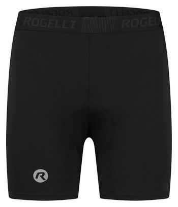Sous-Short Vélo Avec Peau Rogelli Homme Noir
