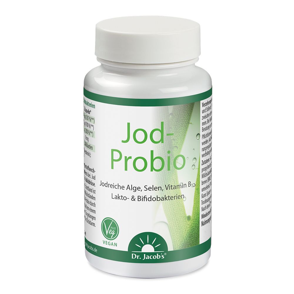 Dr. Jacob's Jod-Probio Milchsäurebakterien Selen Vitamin B12 vegan