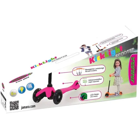 Jamara KickLight Scooter pink