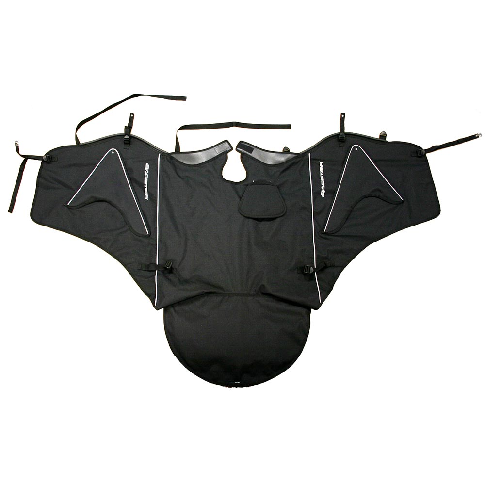 Bagster - Tablier Boomerang Vespa LX (2005-2012)|7515CB Noir