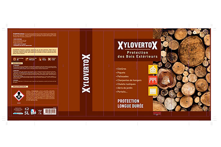Huile extérieure de protection Bois s Incolore Xylovertox 5L