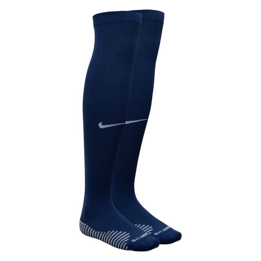Nike Chaussettes de Football Strike - Bleu Marine/Blanc