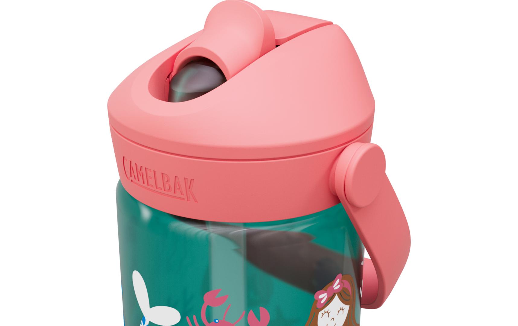 Trinkflasche Thrive Flip Straw Kids mermaid friends 400 mlFlasche aus Tritan für Kinder